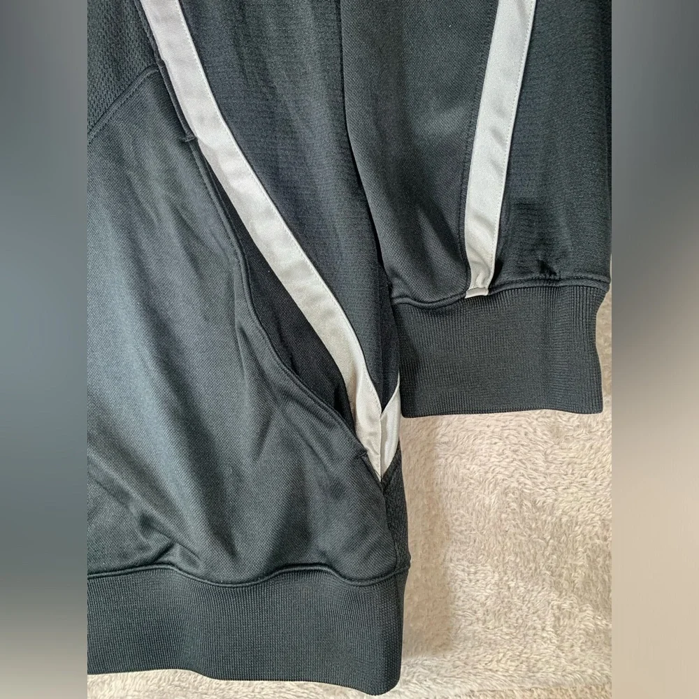 Nike‎ Air Jordan Jacket Men’s 3XL Black/Silver Full Zip Long Sleeve